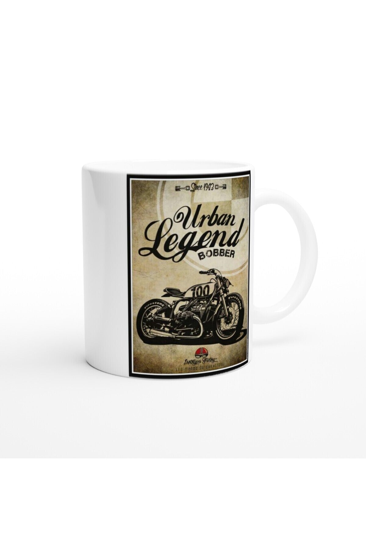 Urban Legend Bobber Motosiklet Kupa Bardak