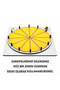 Sarı Renkli Çarkıfelek Ahşap Eğitici Oyun Materyali [Kod: VOLEE-1105484640] (MES Akademi Hediyeli)