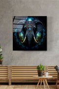 Elephant Cam Tablo, Dekoratif Cam Tablo (50 x 50)