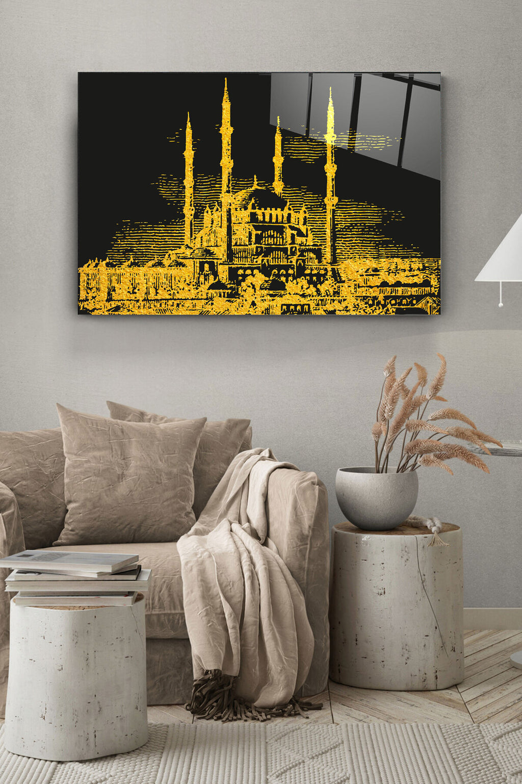 Dekoratif İslami Dekoratif Cam Tablo