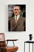Dekoratif Atatürk Dekoratif Cam Tablo