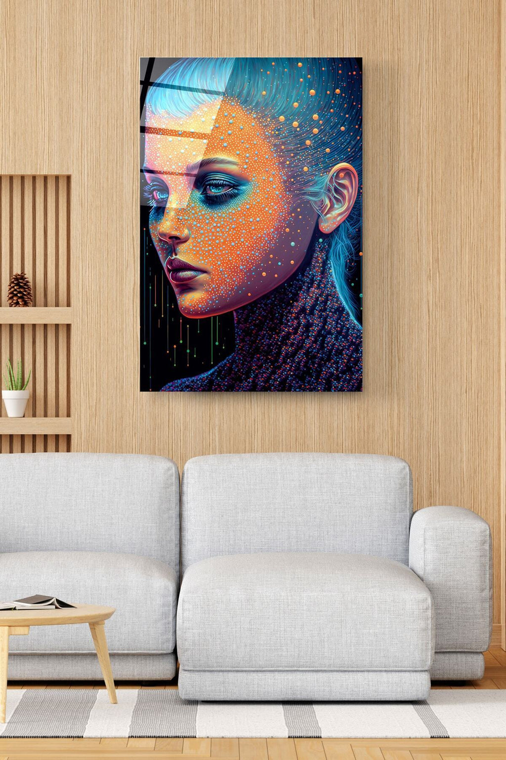 Pop-art Cam Tablo, Dekoratif Cam Tablo (50 x 70)