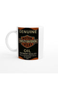 Harley-Davidson Genuine Oil Temalı Retro Kupa Bardak