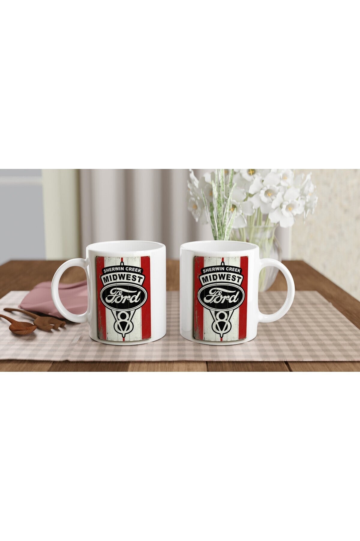 Sherwin Creek Midwest Ford Logolu Retro Kupa