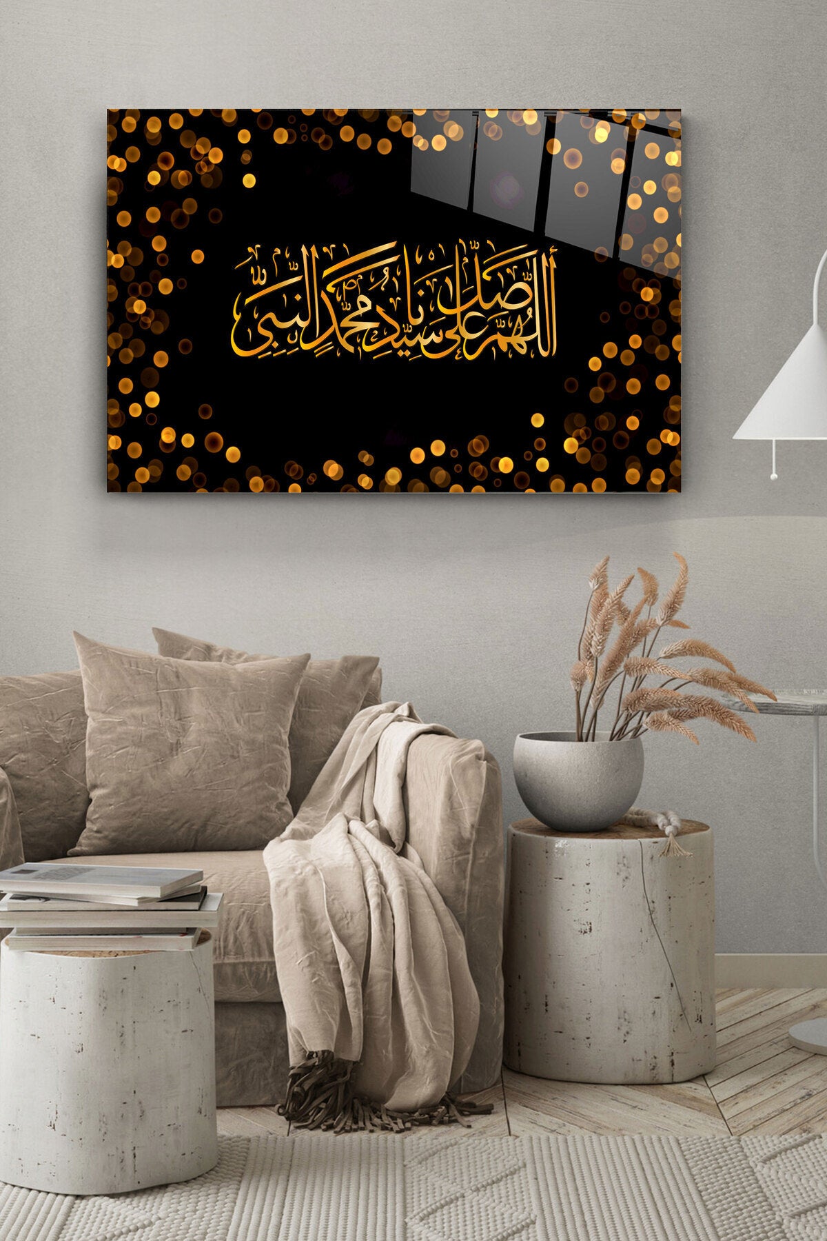 Dekoratif İslami Dekoratif Cam Tablo