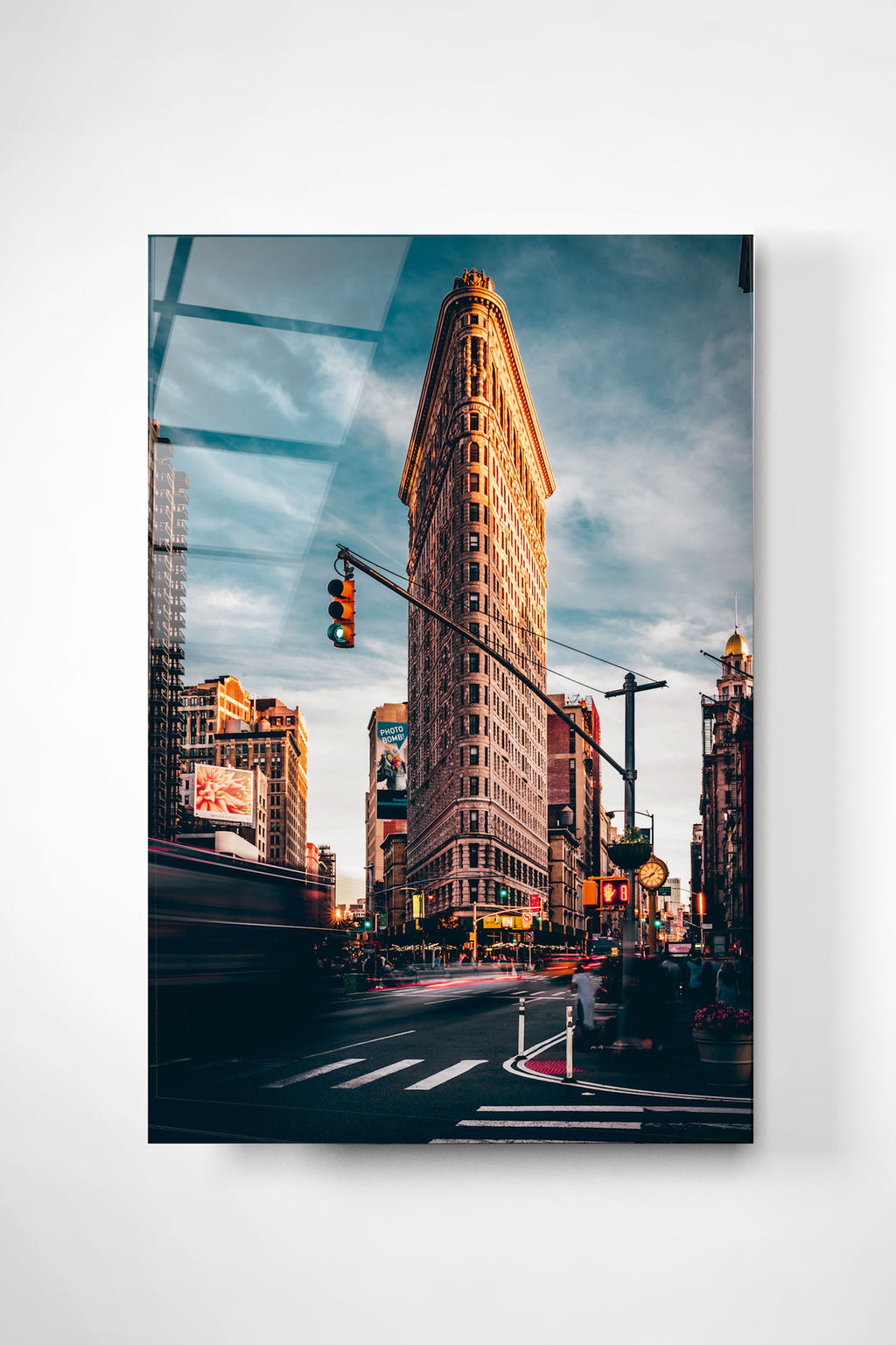 Dekoratif Manhattan Bridge New York Dekoratif Cam Tablo