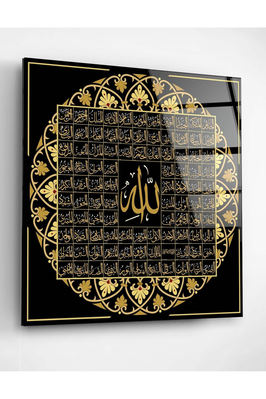 Dekoratif İslami Dekoratif Cam Tablo (50 x 50)