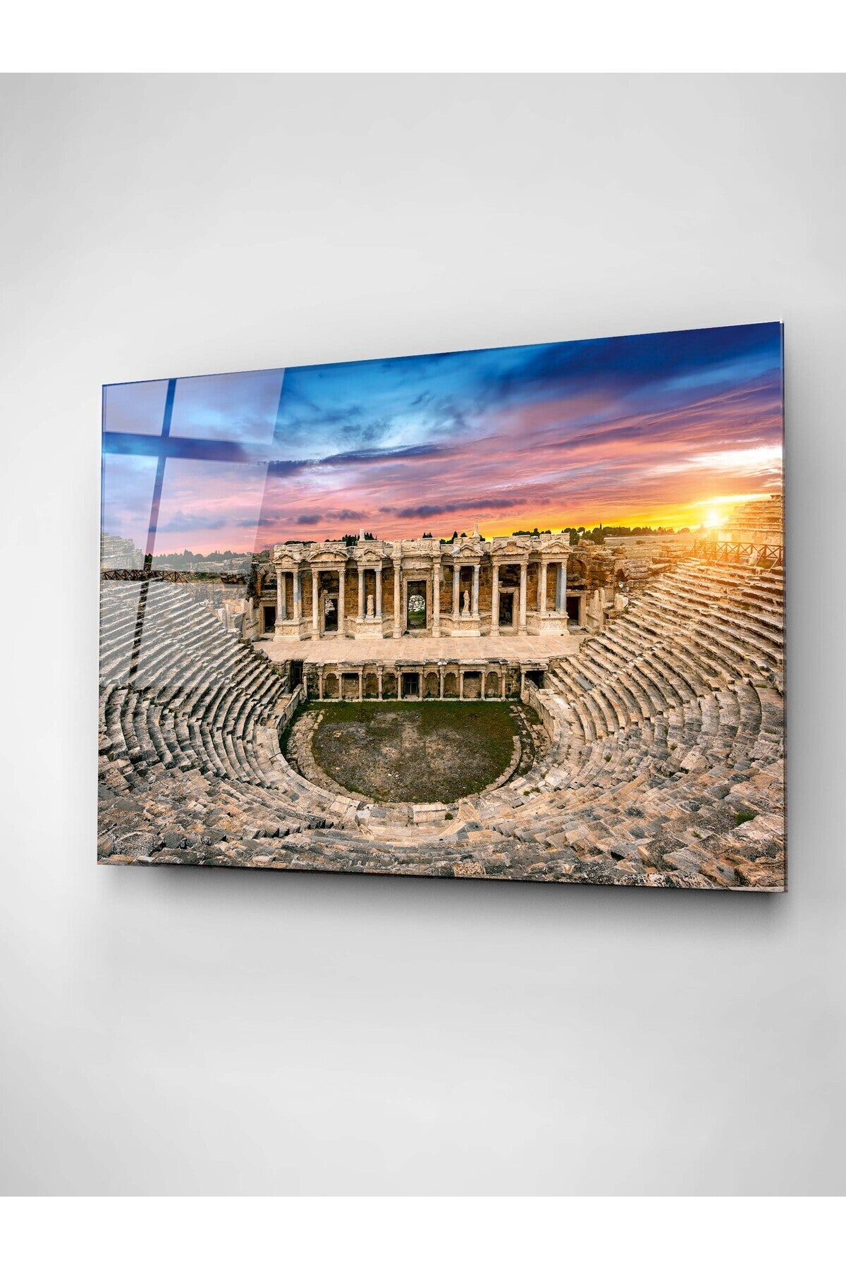 Aspendos Antik Kenti ve Tiyatrosu Cam Tablo, Dekoratif Cam Tablo