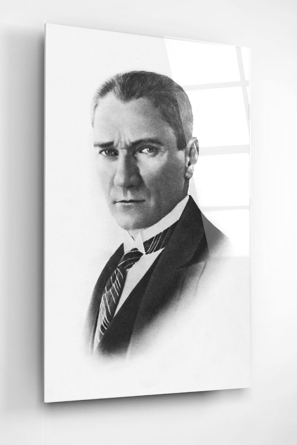 Dekoratif Atatürk Dekoratif Cam Tablo