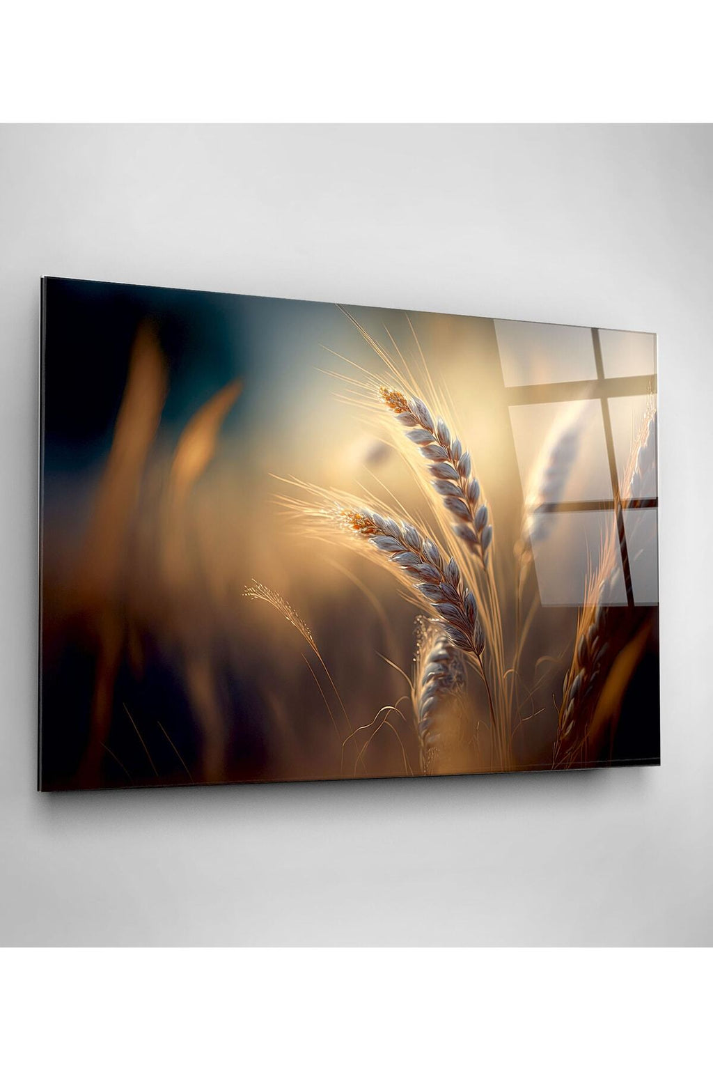 Buğday Cam Tablo, Dekoratif Cam Tablo (70 x 105)