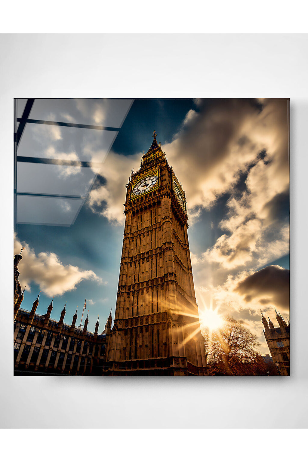 Dekoratif Londra Dekoratif Cam Tablo