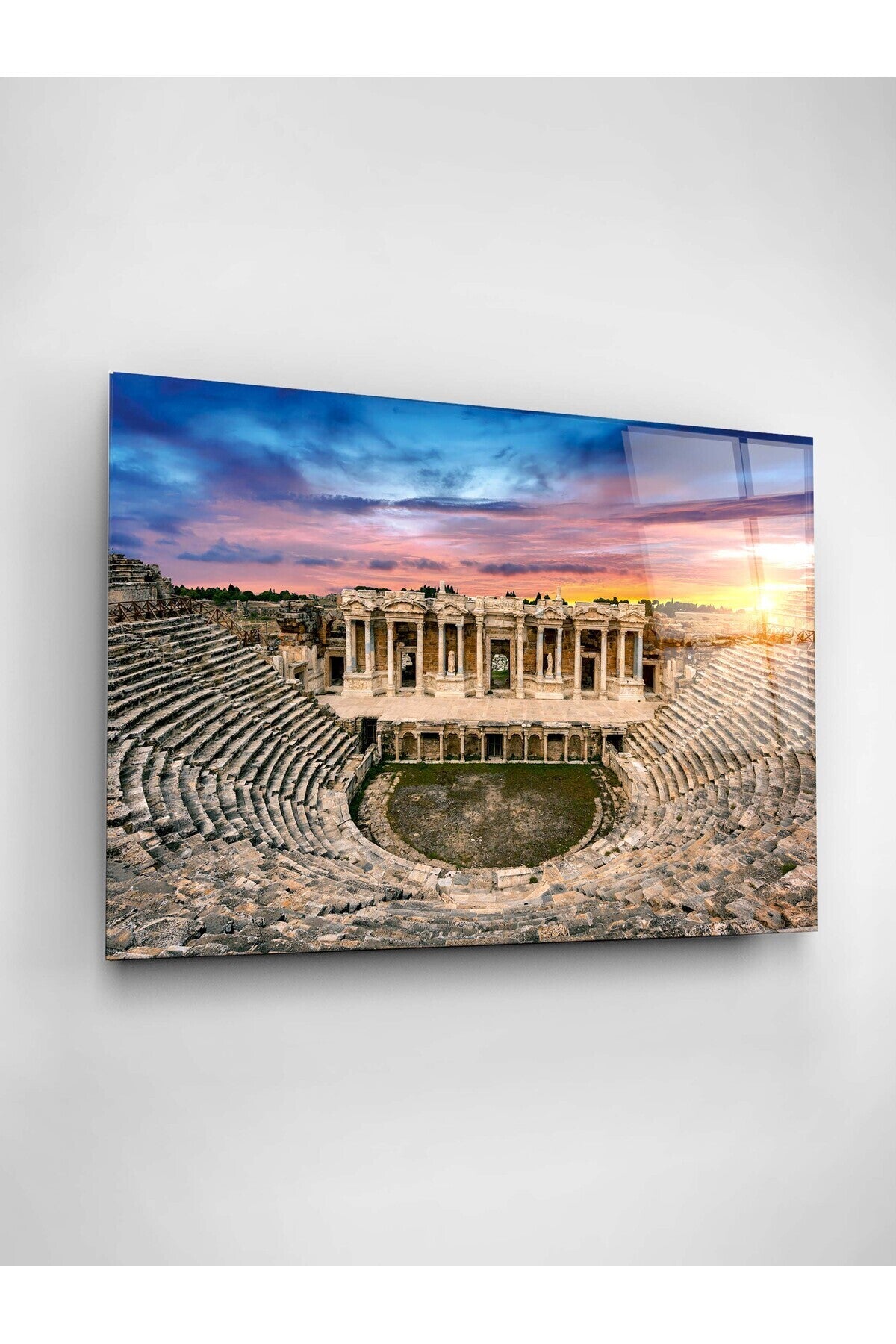 Aspendos Antik Kenti ve Tiyatrosu Cam Tablo, Dekoratif Cam Tablo