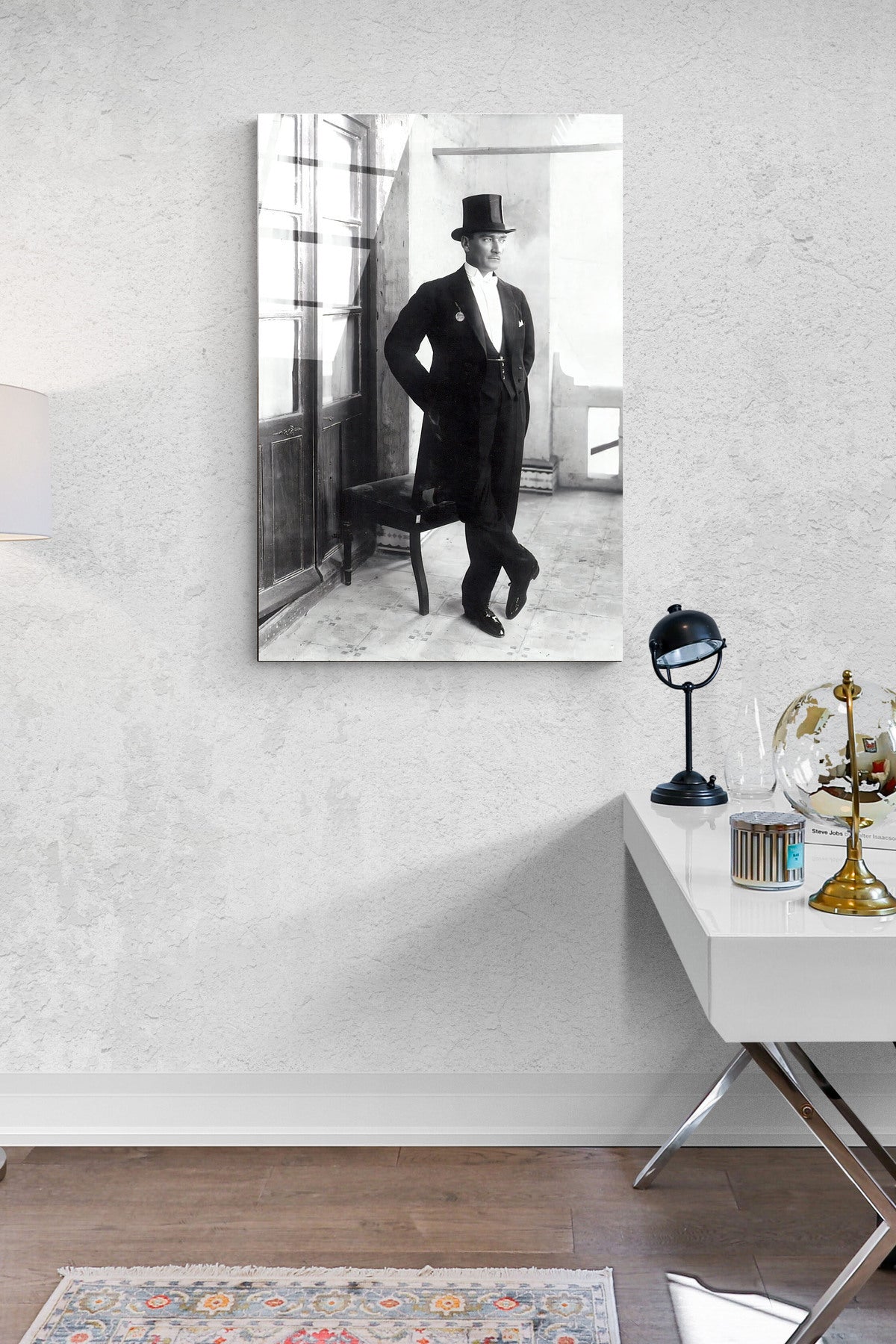 Dekoratif Atatürk Dekoratif Cam Tablo