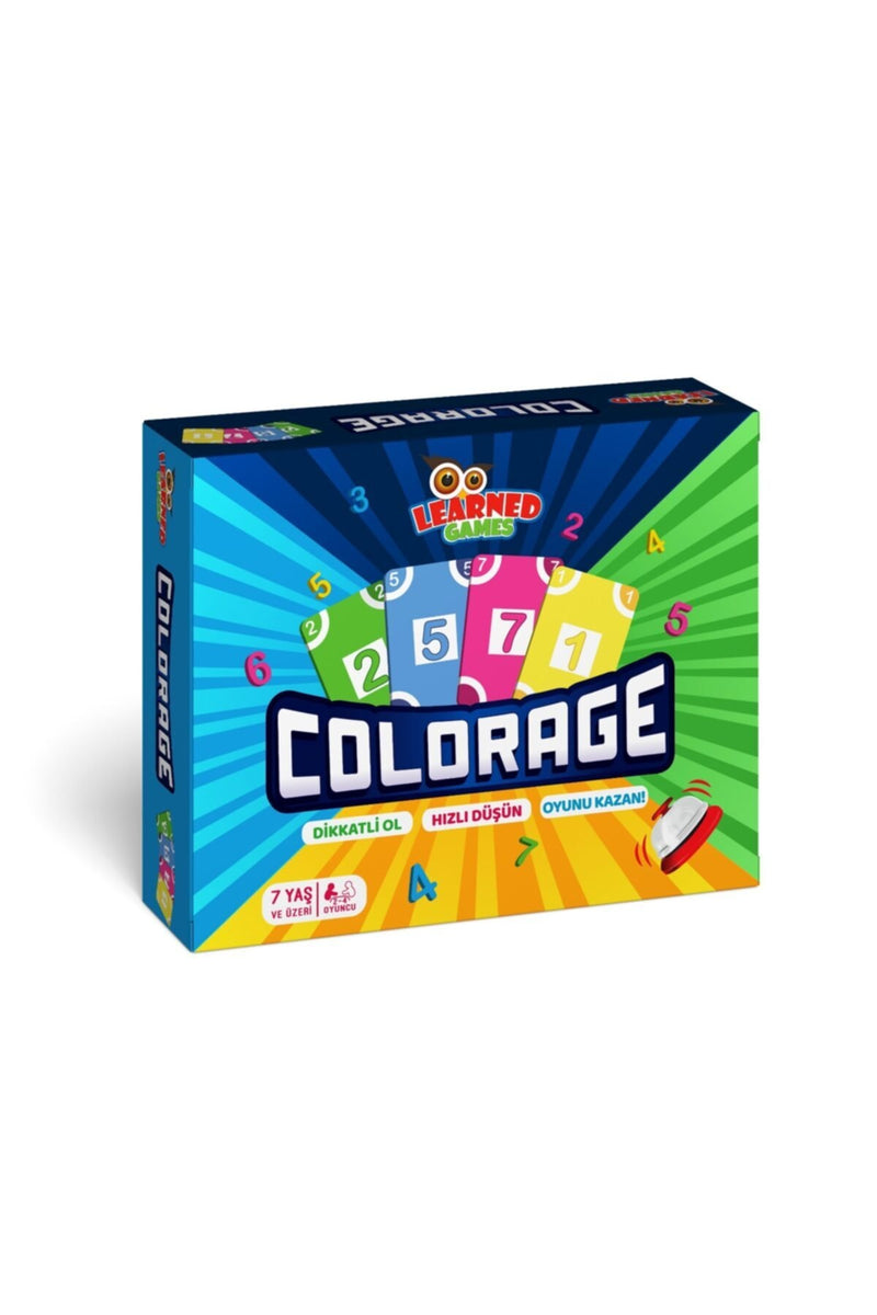 Colorage Dikkat Konsantrasyon Matematiksel Mantık Ve Yönerge Oyunu + MES Akademi Eğitim Seti Hediye!