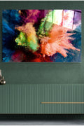 Toz Bulutu Cam Tablo, Dekoratif Cam Tablo (70 x 105)