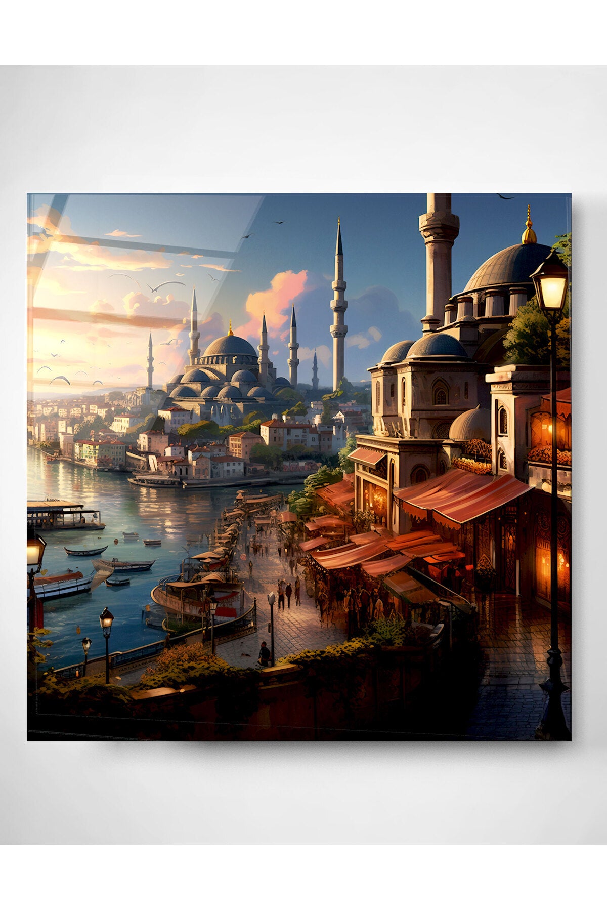 Dekoratif İstanbul Dekoratif Cam Tablo