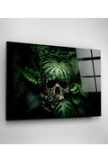 Dekoratif Skull Dekoratif Cam Tablo