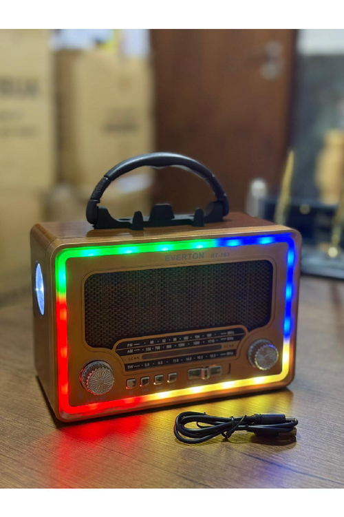 Everton Usb Bt Fm Nostajık Müzik Çalar Radyo 763