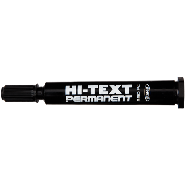 Hi-Text Marker Kesik Uçlu Kalem Siyah 830Pc