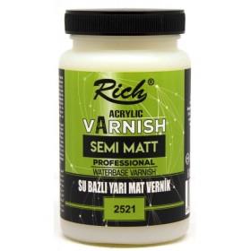 Rich Su Bazlı Yarımat Vernik 250ml 2521