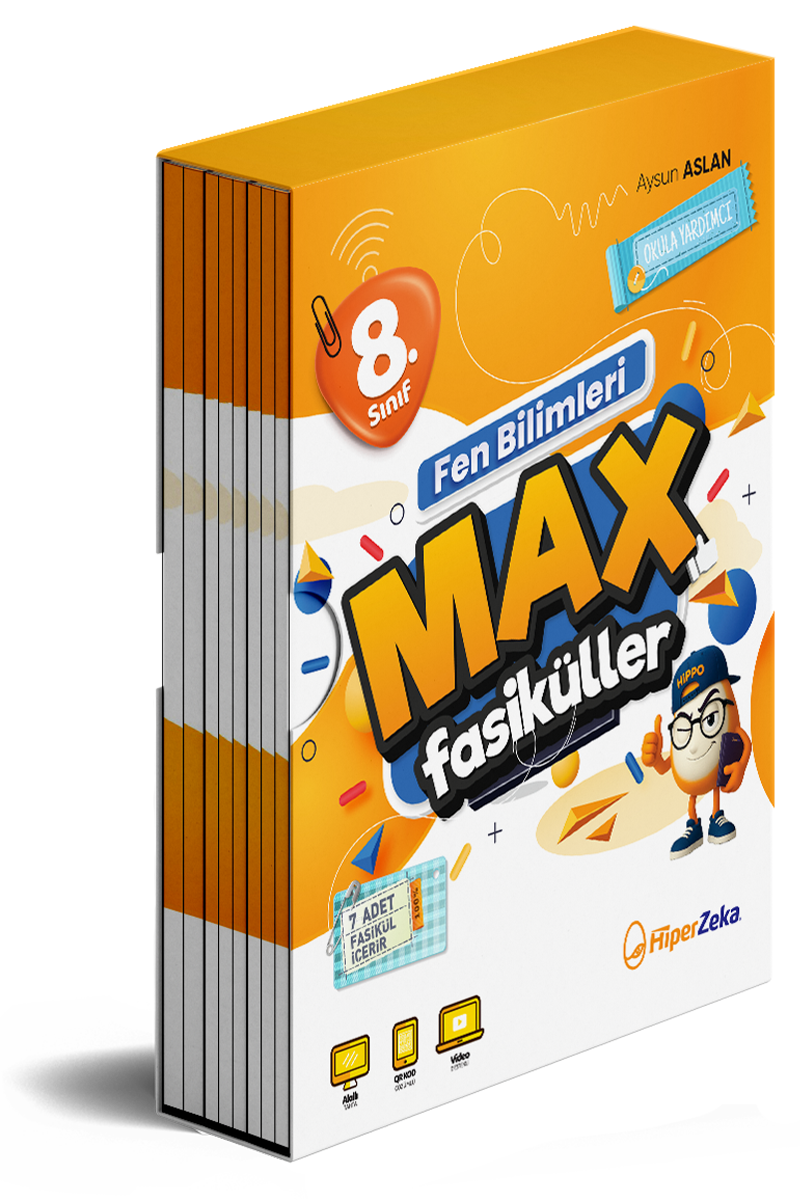 Hiper Zeka 8. Sınıf MAX Fen Bilimleri Fasiküller 496 Sayfa