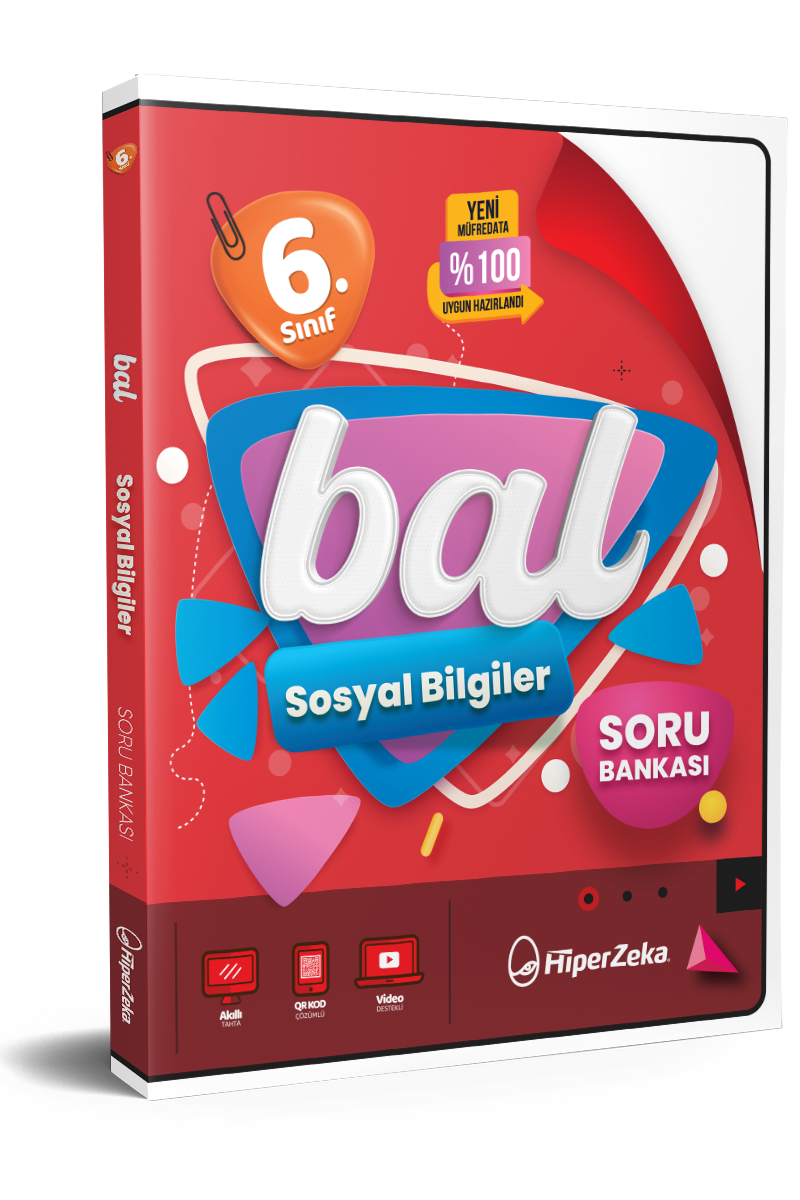 Hiper Zeka 6. Sınıf İLK Sosyal BilgilerSoru Bankası 90 Sayfa