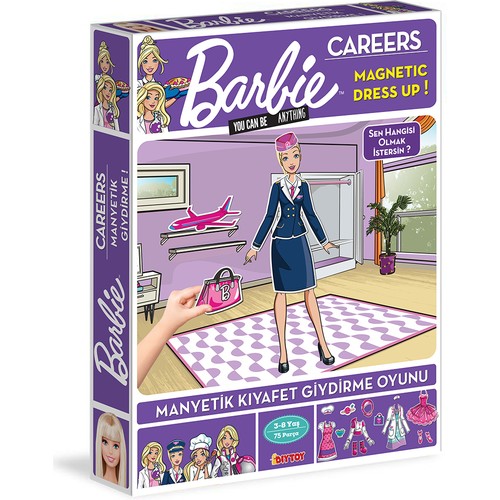 Dıytoy Manyetik Kıyafet Giydirme -Barbie Meslekler