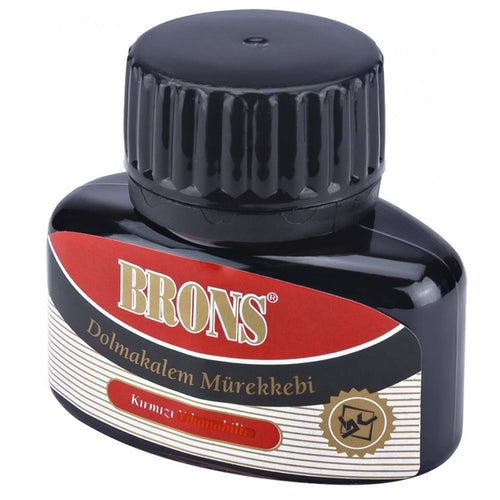 Brons Dolma Kalem Mürekkebi Kırmızı
