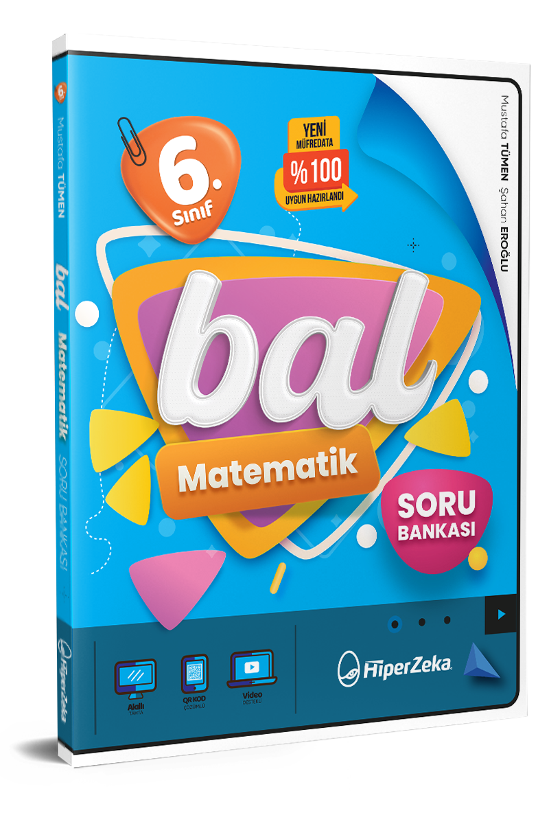 Hiper Zeka 6. Sınıf BAL Matematik Soru Bankası 228 Sayfa