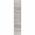 Buraa Ivory Tribal Machine Woven Polypropylene Area Rug