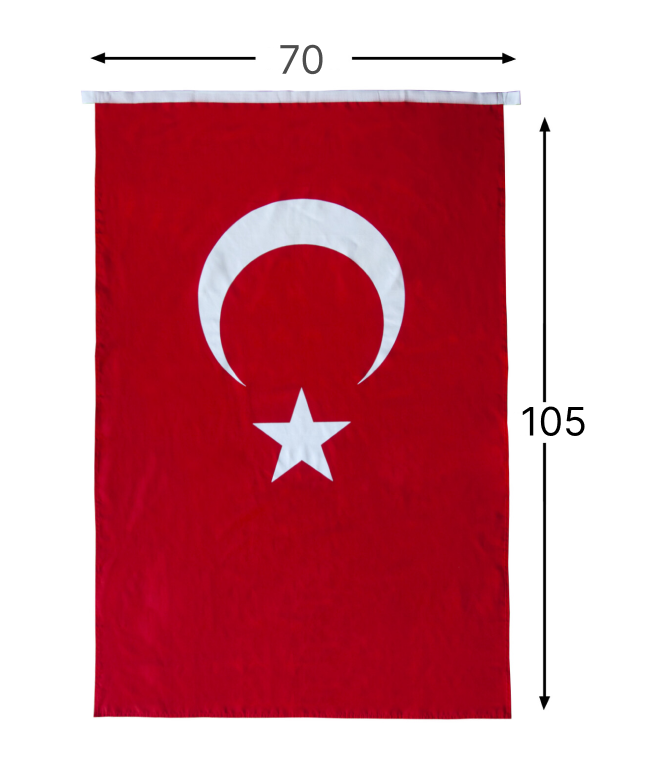 Ormi Alpaka Türk Bayrağı 70X105Cm