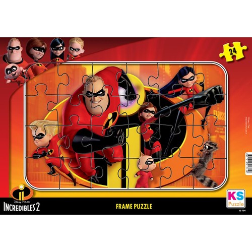 Ks Frame Puzzle Incredıbles2  24 Inc704