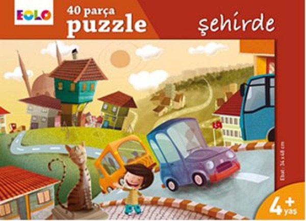 Eolo 40 Parça Puzzle-Şehirde