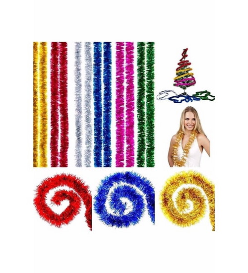 Kika Garland Simli Süsleme Şeridi 6,5cm Karışık Tk