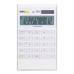 Deli Hesap Makinesi 12 Digit Beyaz