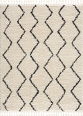 Jesoi Beige Chevron Machine Woven Polypropylene Area Rug
