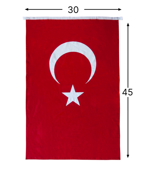 Ormi Alpaka Türk Bayrağı 30X45Cm
