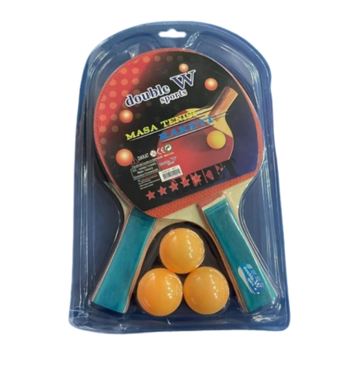 Double W Masa Tenisi Pinpon Raket Seti RKT-4