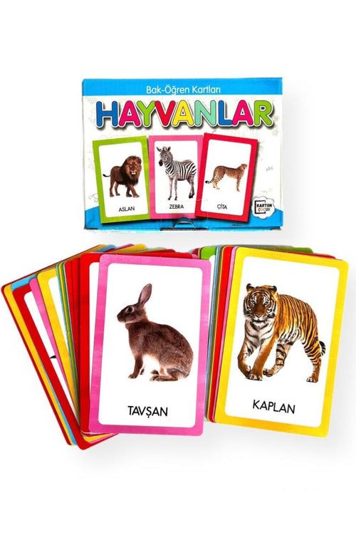 Karatay Bak Öğren Kartları Hayvanlar
