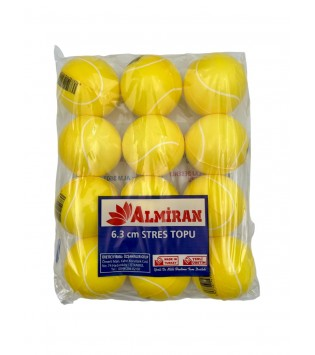 Almiran Stres Topu 6.3Cm -12 Tenis