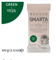 Smarta Akıllı Model Hamuru 100Gr Yeşil