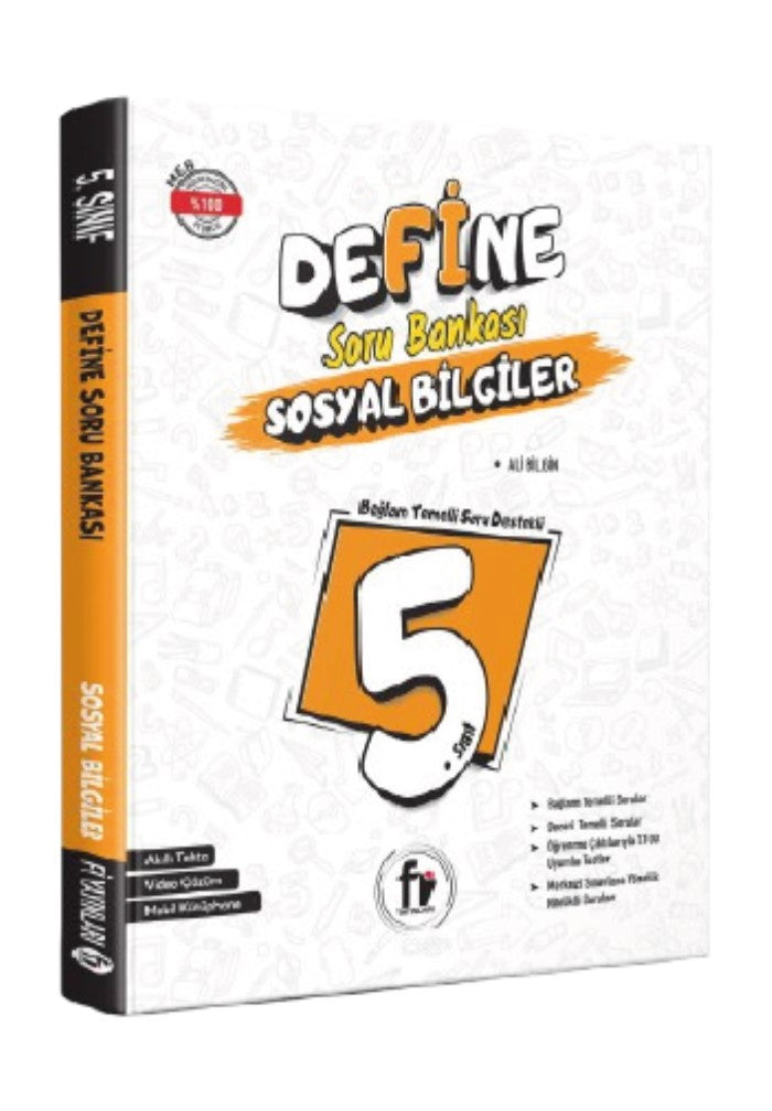 Fi Yayınları 5.SINIF DEFİNE SOSYAL BİLGİLER SORU BANKASI (YENİ ÜRÜN)