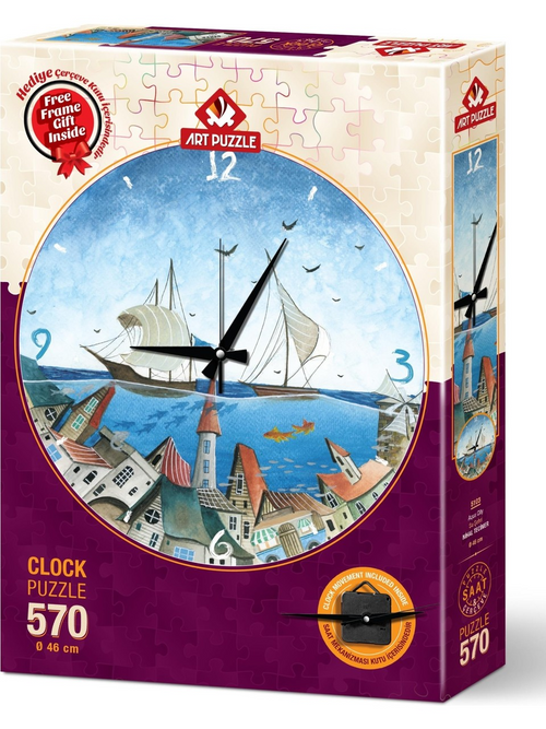 Art Puzzle 570 Prç Saat Puzzle Su Şehri