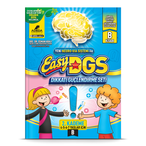 Adeda Dikkati Güçlendirme Seti Easy 4-7 Yaş B