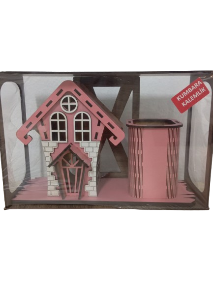 Volee Craft Dekoratif Ev Kumbara + Kalemlik Peri