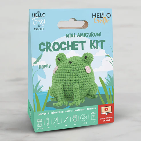 H.Crafts Tığ İşi Mini Amigurumi Kiti-Hoppy