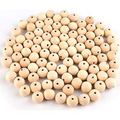 Ahşap Boncuk Cilalı 500Gr 18Mm Yuvarlak
