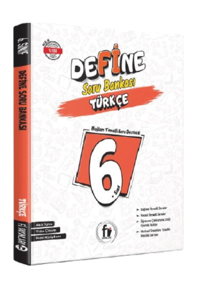 Fi Yayınları 6.SINIF DEFİNE TÜRKÇE SORU BANKASI (YENİ ÜRÜN)