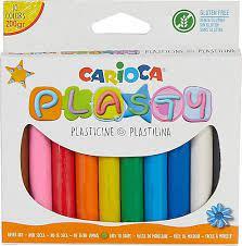 Carioca Plasty Kurumayan Oyun Hamuru 200Gr 10 Renk