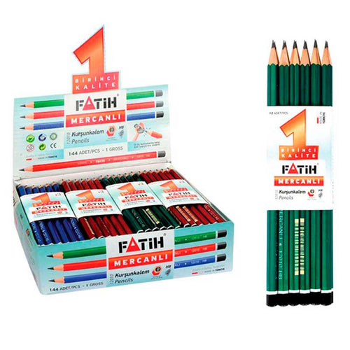 Fatih Kurşun Kalem Mercanlı HB 12010